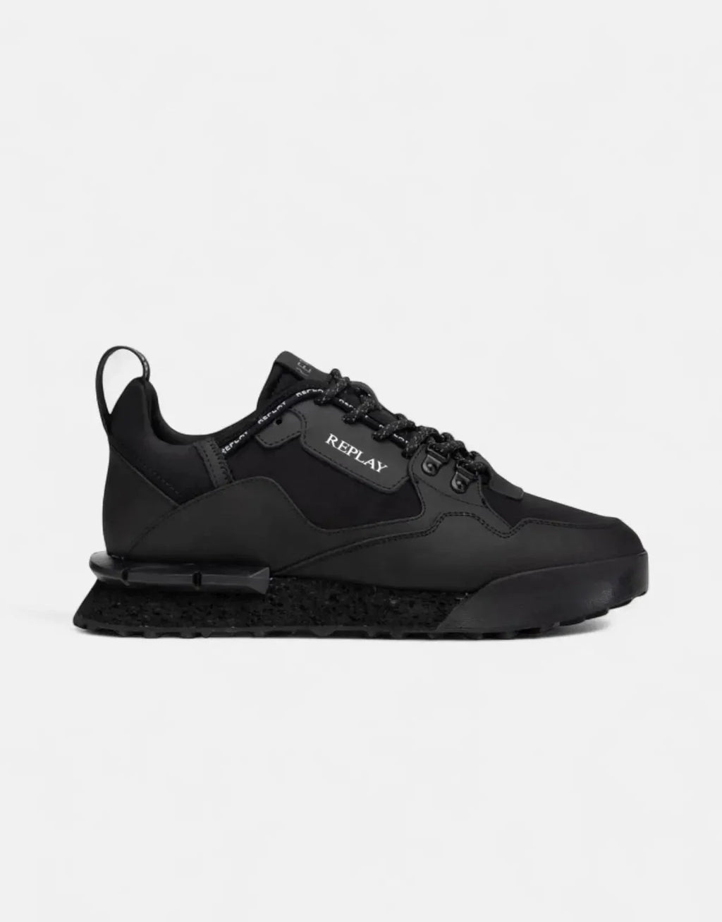 Replay Field Speed Pipe Black Sneaker