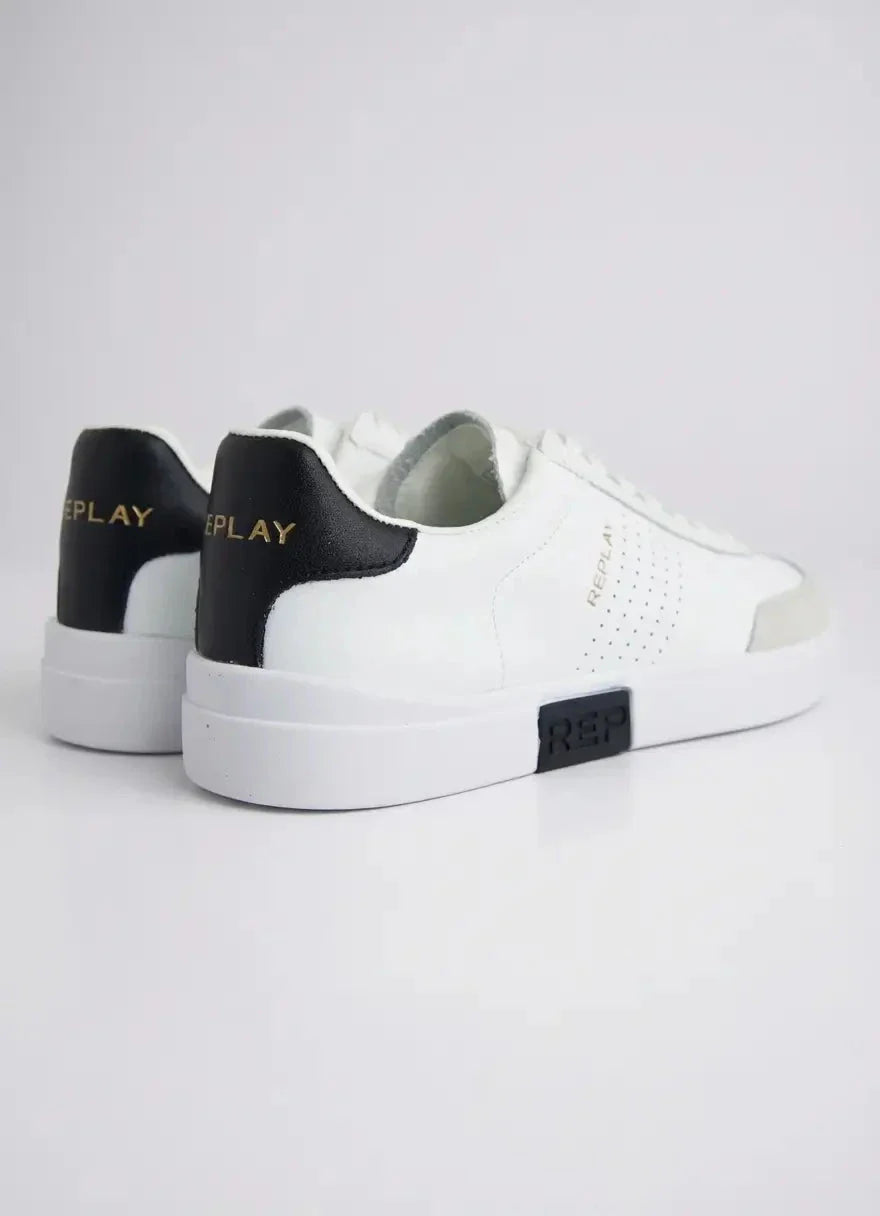 Replay Polys M Scent White Black Sneakers