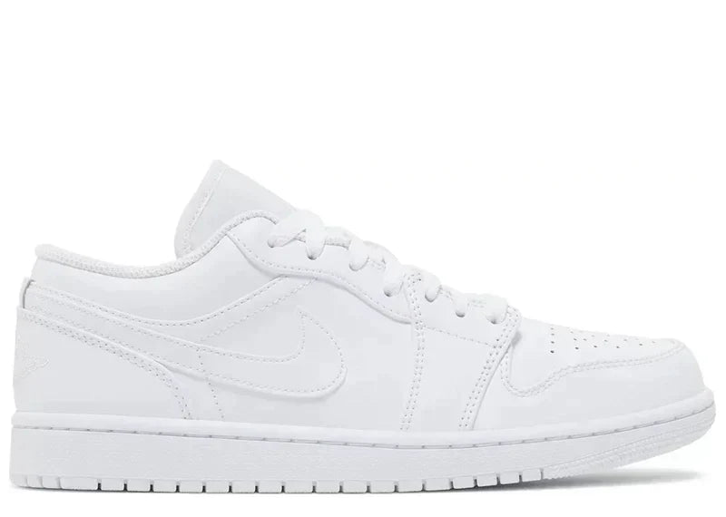 JORDAN 1 LOW TRIPLE WHITE