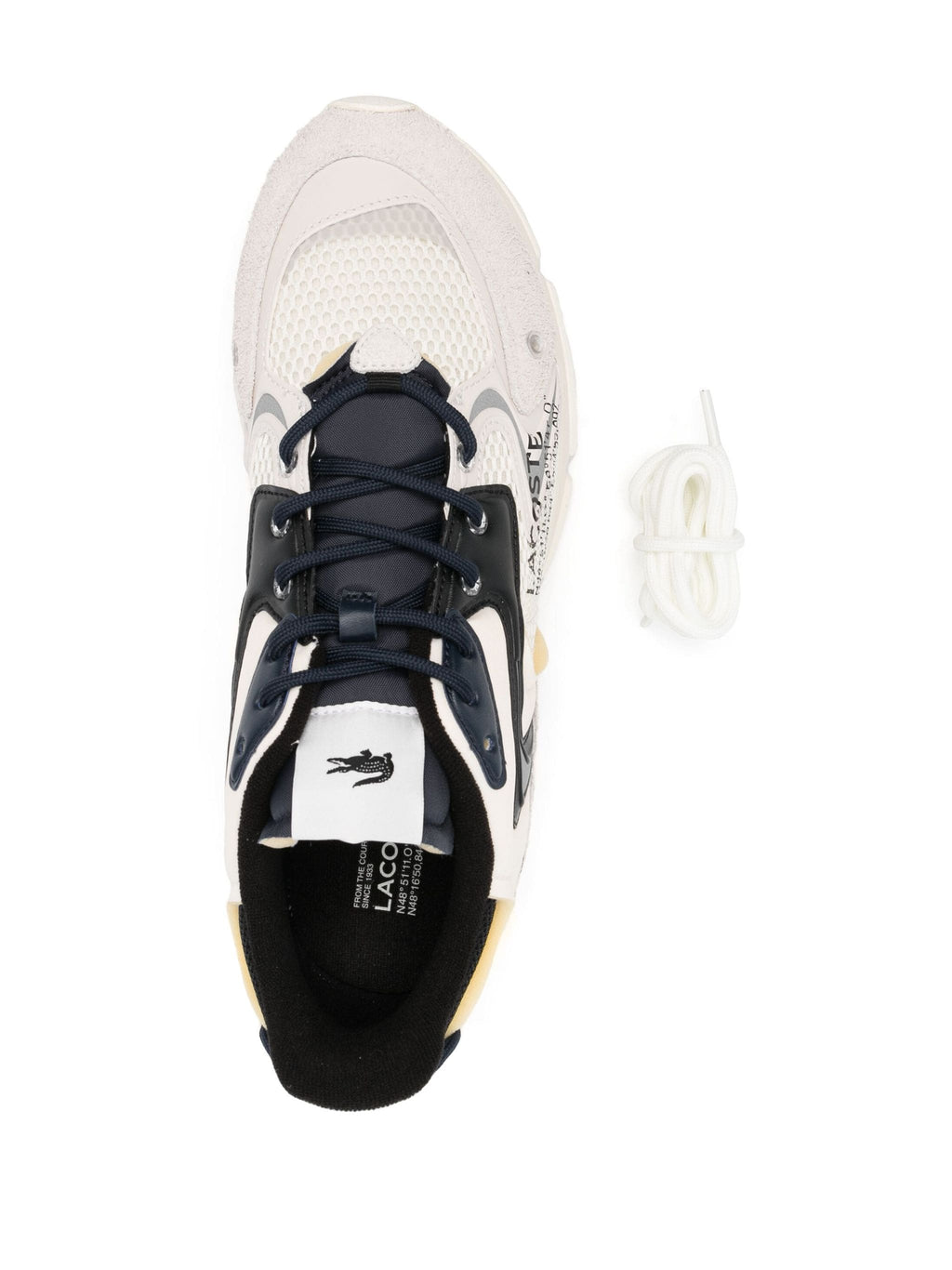 Lacoste logo-print panelled sneakers