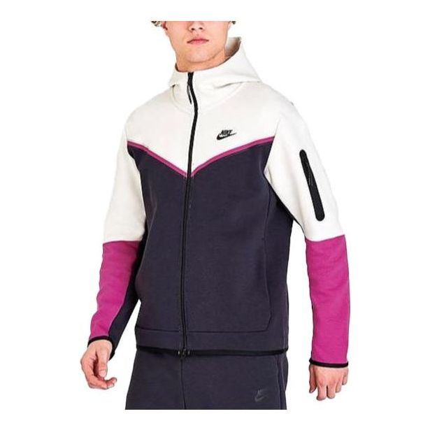 Nike Sportswear Tech Fleece Full Zip Up Hoodie 'Cave Purple Active Pink' CU4489-031