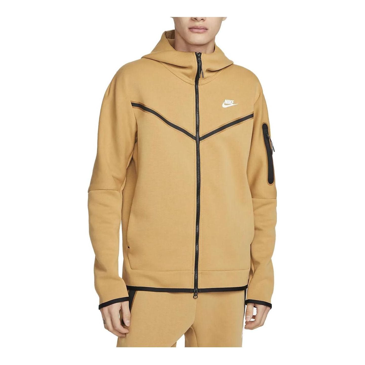 Nike Sportswear Tech Fleece Full-Zip Hoodie Elemental 'Gold Sail' CU4489-722
