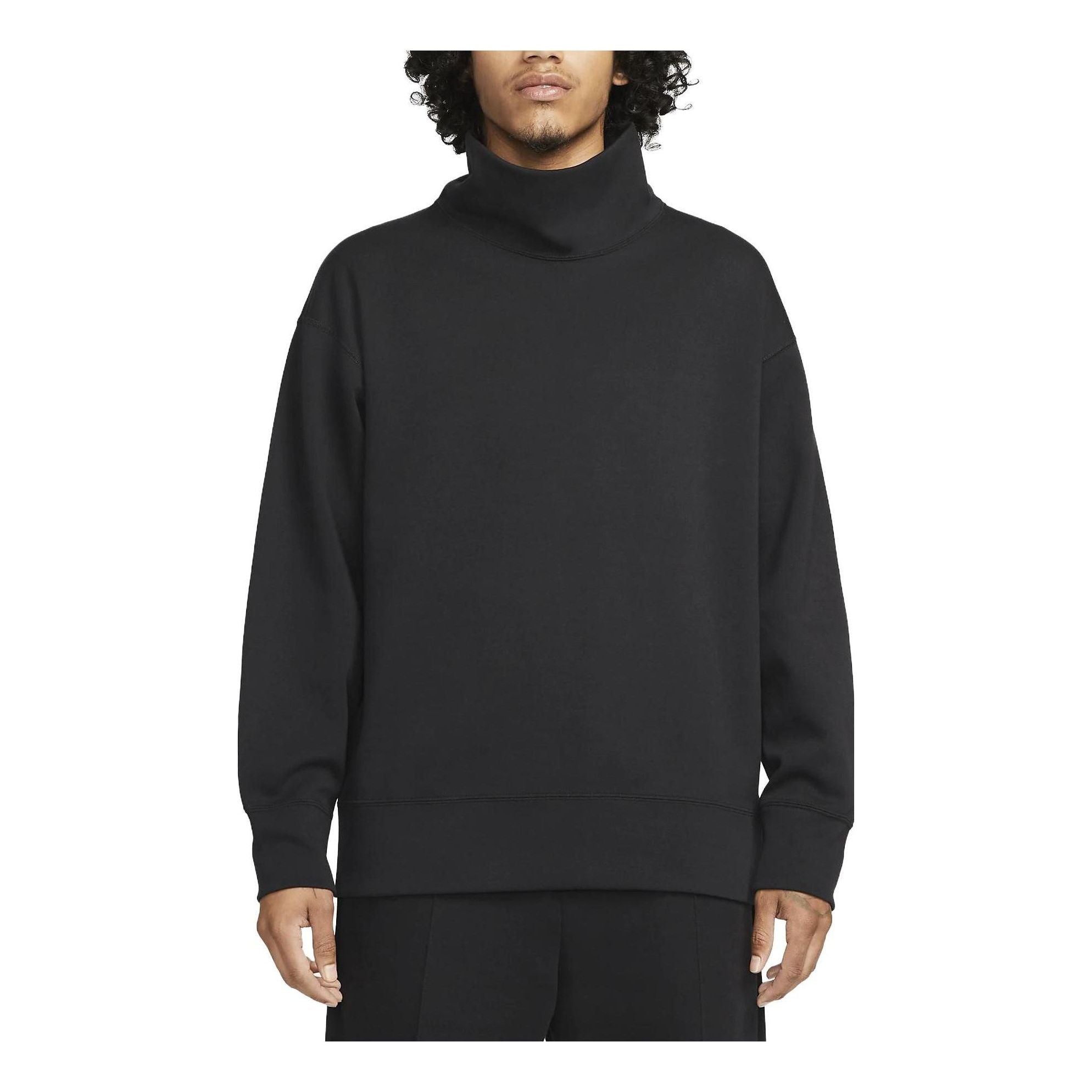 Nike Sportswear Tech Fleece Reimagined Oversized Turtleneck Sweatshirt 'Black' FB8170-010