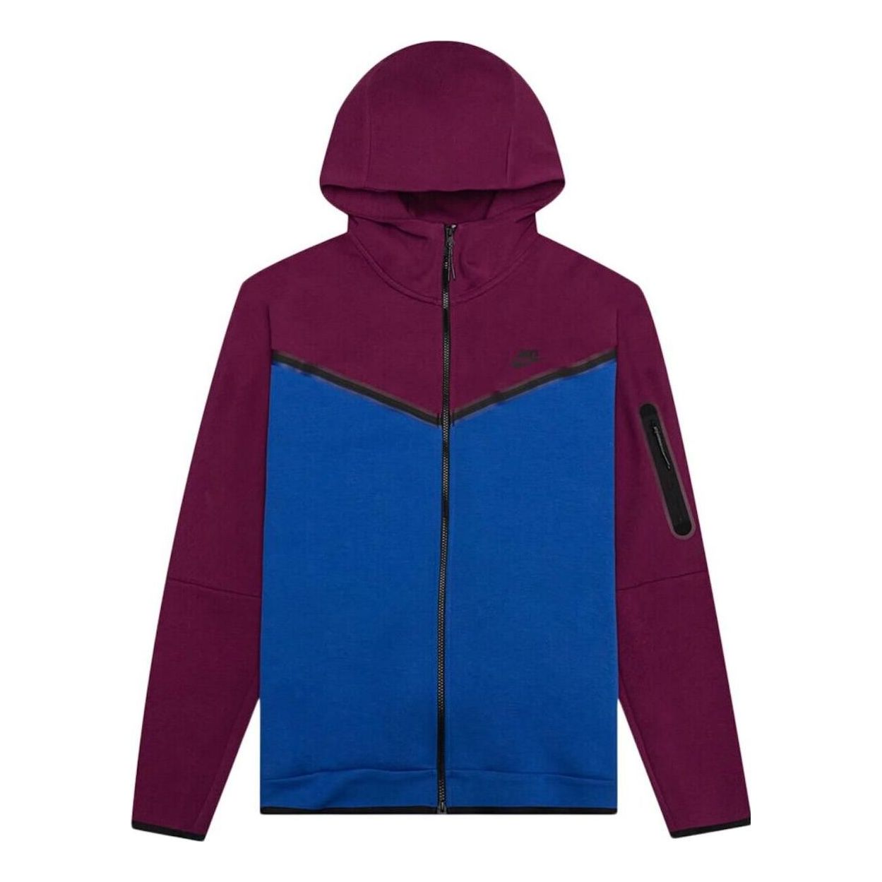 Nike Sportswear Tech Fleece Full Zip Hoodie 'Sangria Game Royal' CU4489-610