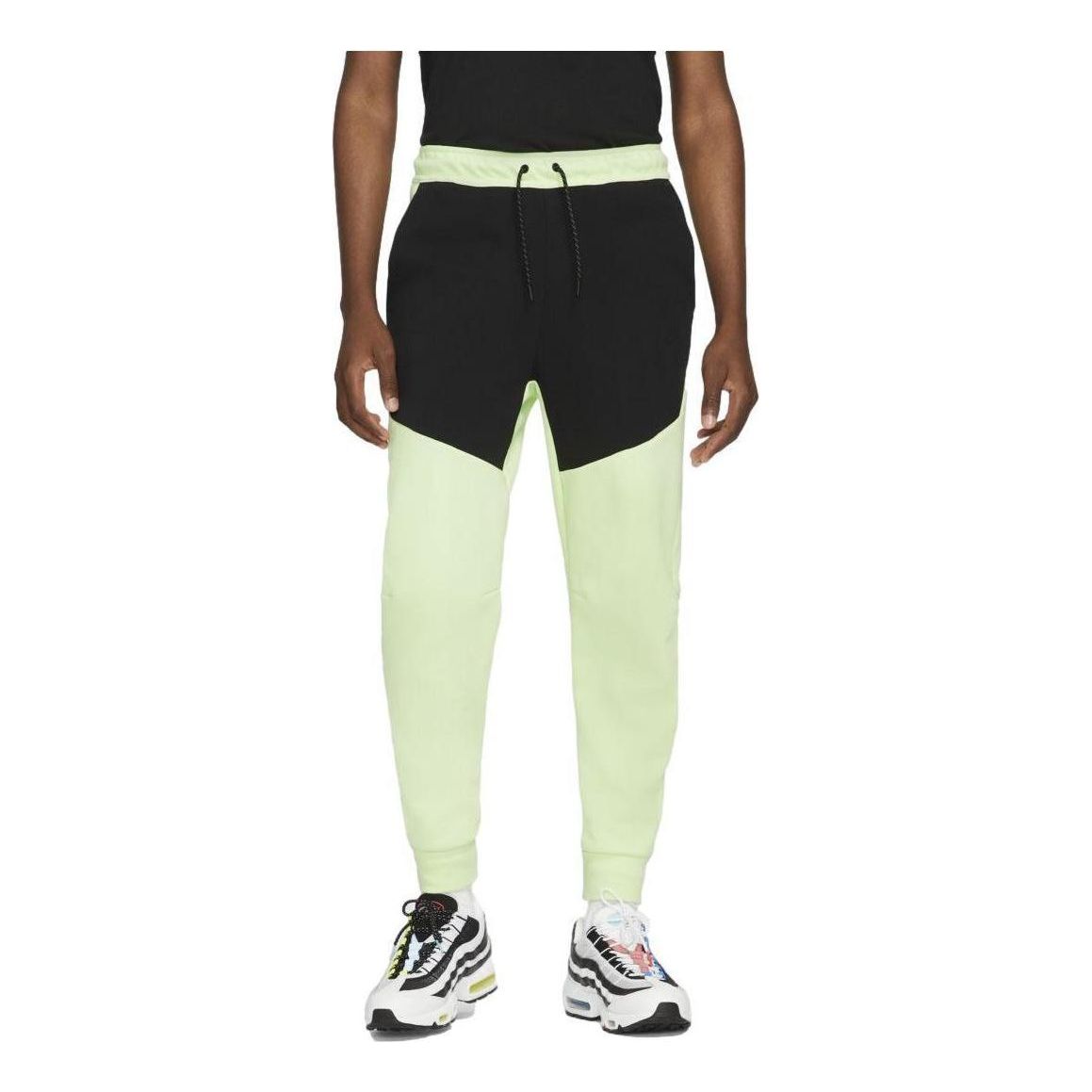 Nike Sportswear Tech Fleece Jogger Pants 'Lime Ice Black' CU4495-303
