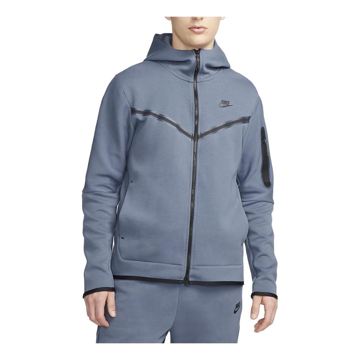Nike Sportswear Tech Fleece Full-Zip Hoodie 'Blue Grey' CU4489-491