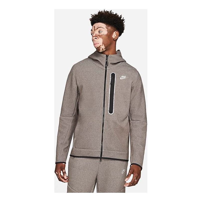Nike Sportswear Tech Fleece Full Zip Hoodie 'Ironstone Heather' DD4688-004