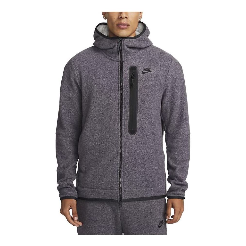 Nike Sportswear Tech Fleece Full-Zip Winterized Hoodie 'Grey' DQ4801-722