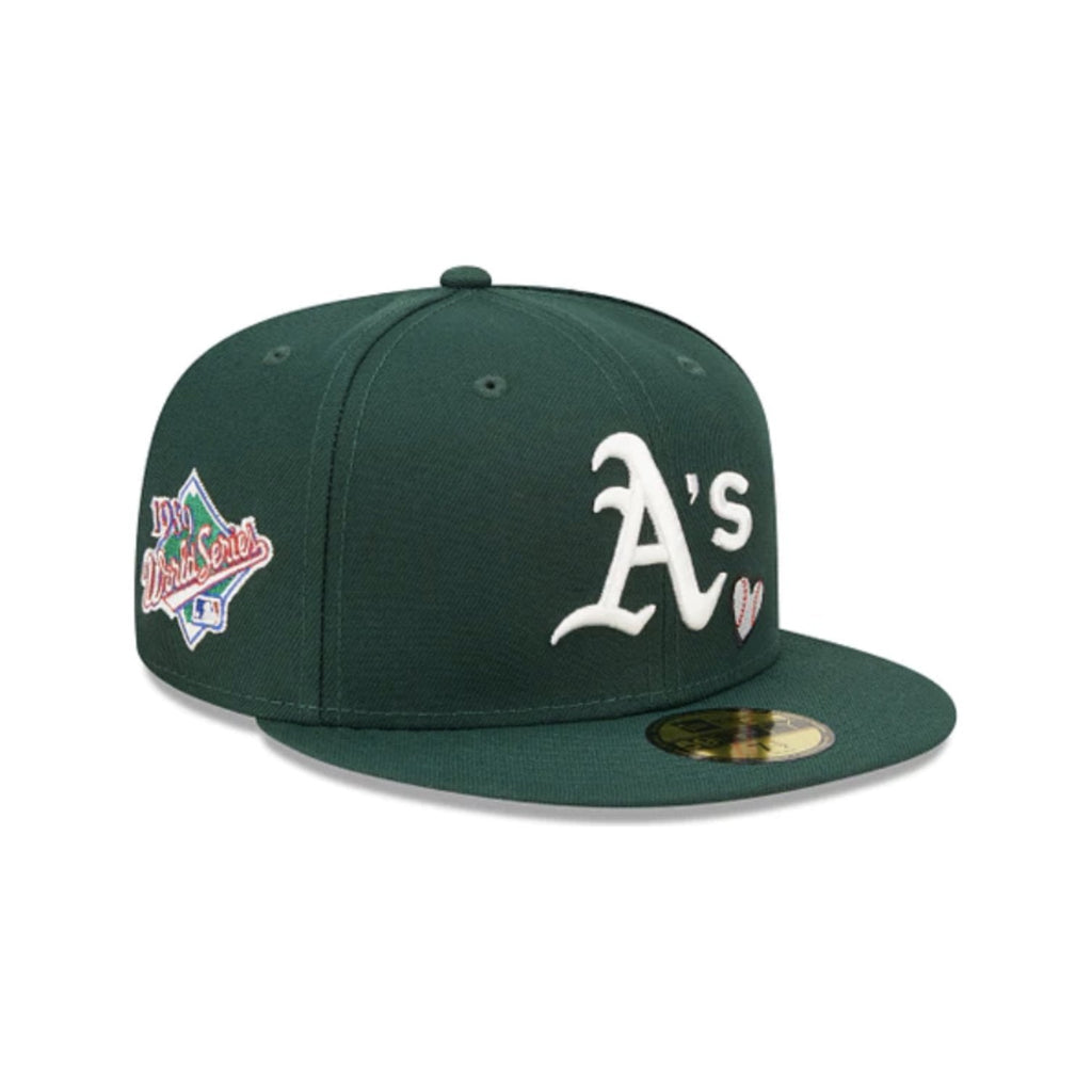 New Era Athletics Team Heart 5950 Green