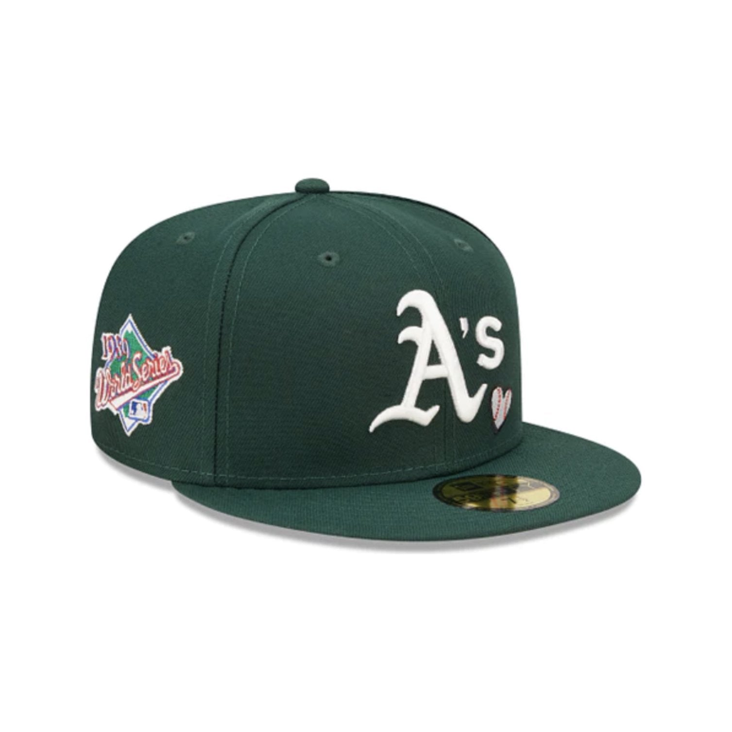 New Era Athletics Team Heart 5950 Green