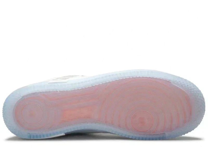 NIKE AIR FORCE 1 REACT WHITE LIGHT BONE